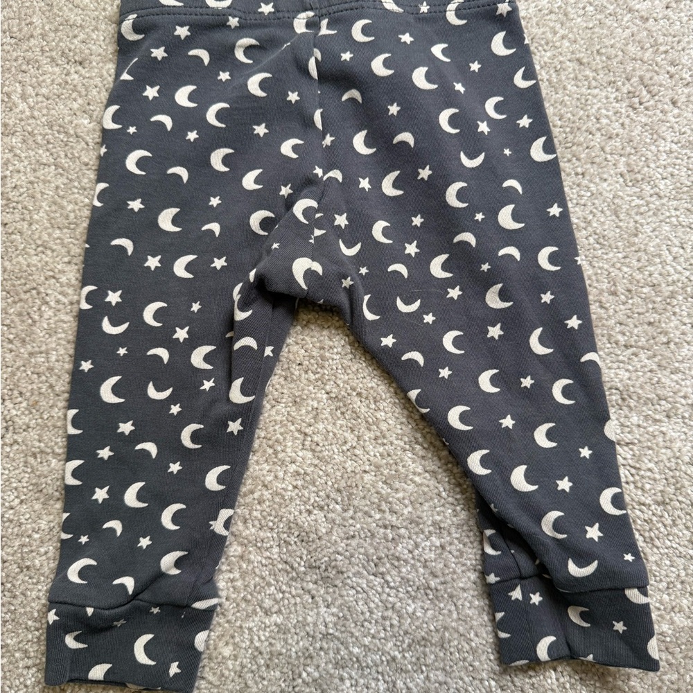Tea Collection 3–6M Pink Cat Top & Moon Leggings Set | EUC - Picture 6 of 7